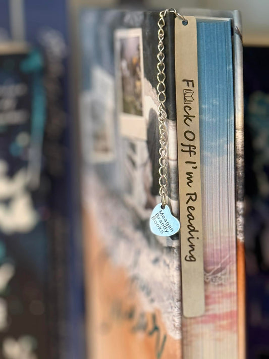 F Off I'm Reading Bookmark