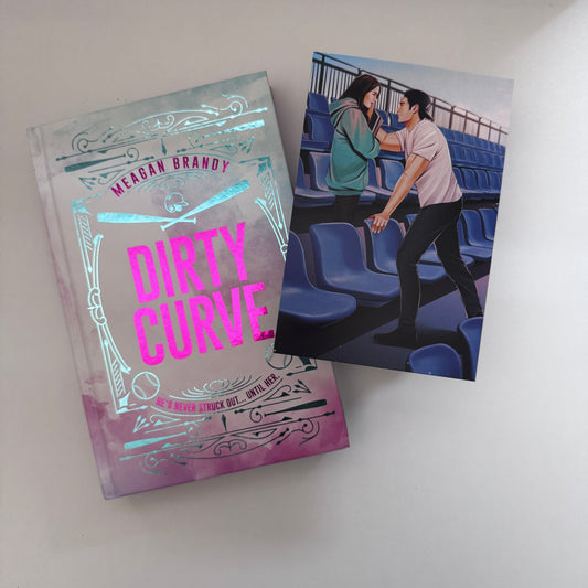 Dirty Curve Special Edition Hardcover with Sprayed Edges and Art Print - Wanderlust Event