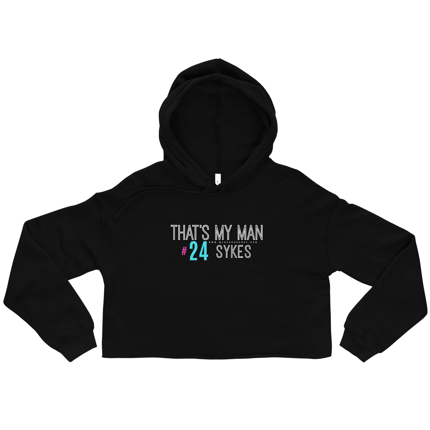 That's My Man - #25 Sykes Crop Hoodie